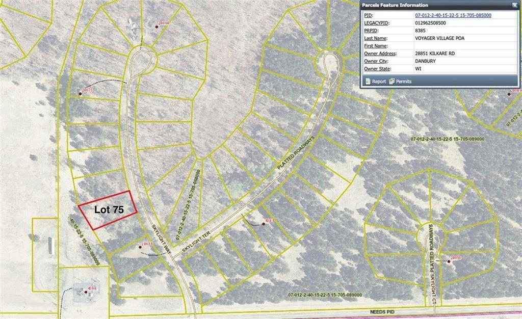 LOT 75 SKYLIGHT WAY, DANBURY, WI 54830, photo 1 of 17